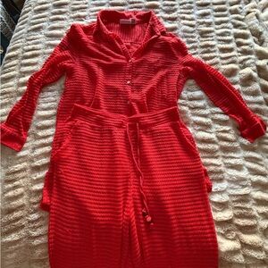 Haute Hippie Red Swim Coverup